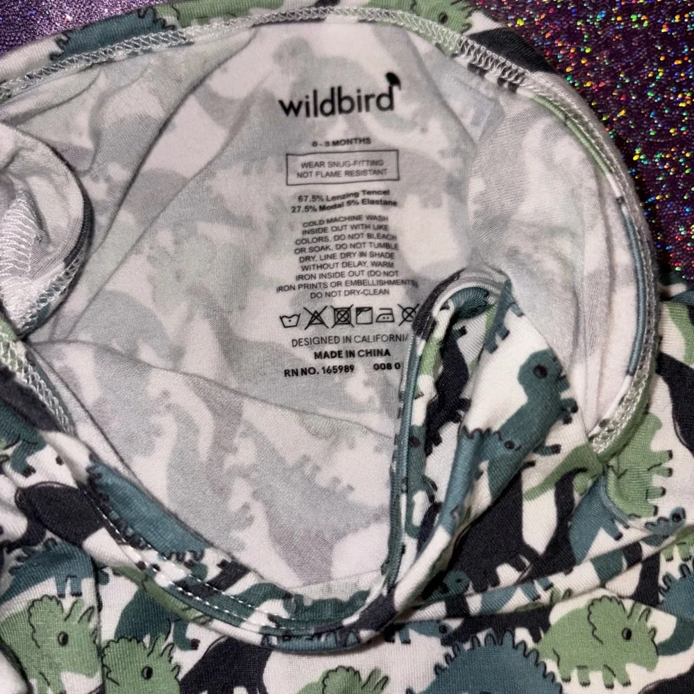 Wildbird Dinosaur Infant gown